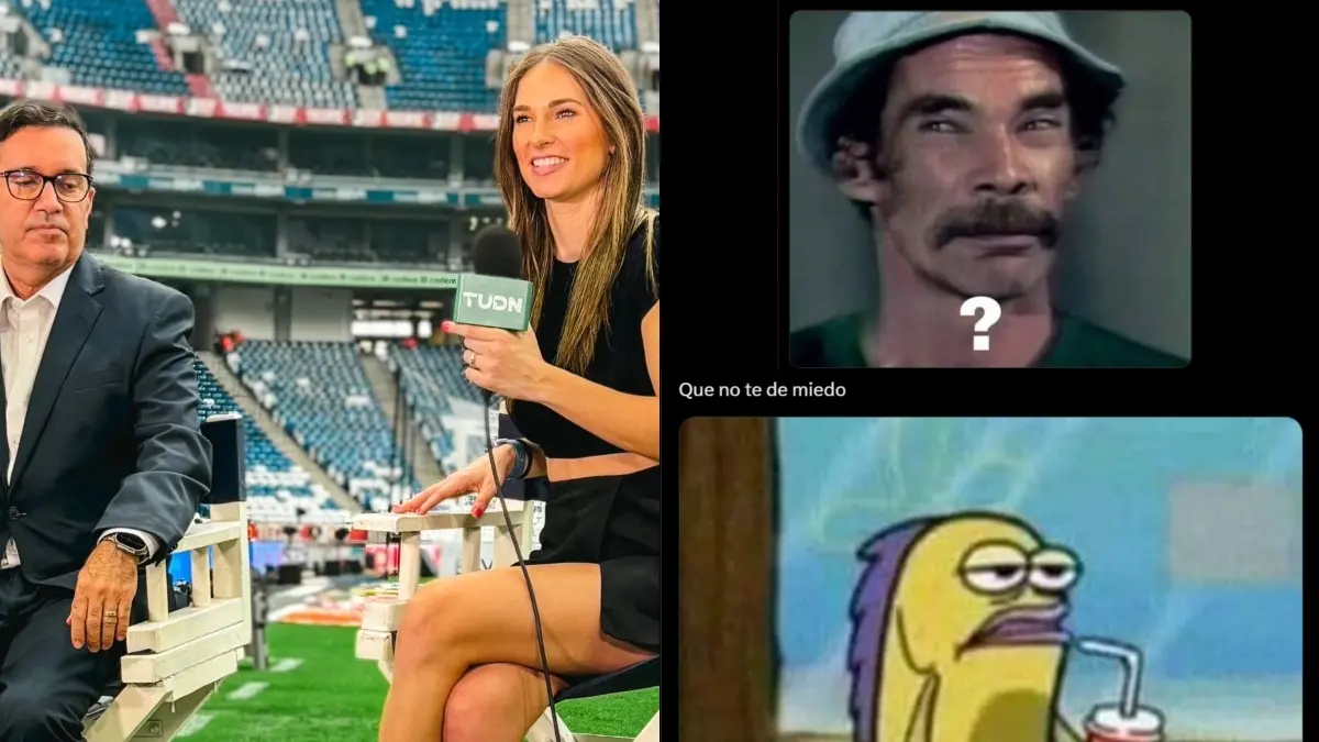 Antonio Nelli fue víctima de memes en redes sociales por aparentemente ver de manera indebida a Carolina Weigend, compañera de trasmisión en TUDN.