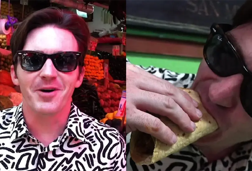 El cantante estadounidense demostró que ya conoce todo tipo de taquerías, mejor que varias y varios mexicanos. El cantante estadounidense demostró que ya conoce todo tipo de taquerías, mejor que varias y varios mexicanos.