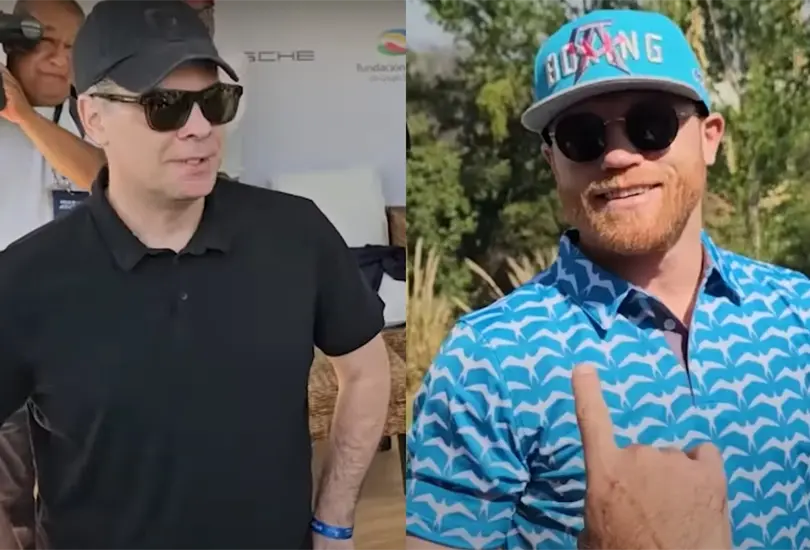 Martinoli le lanz&oacute; un reto muy peculiar a Canelo &Aacute;lvarez en un torneo de golf
