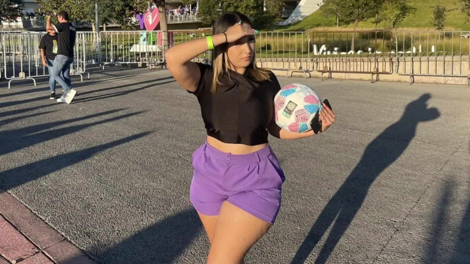 La mexicana ha comenzado a ganar reconocimiento por las dinámicas que hace cuando hay partidos importantes.