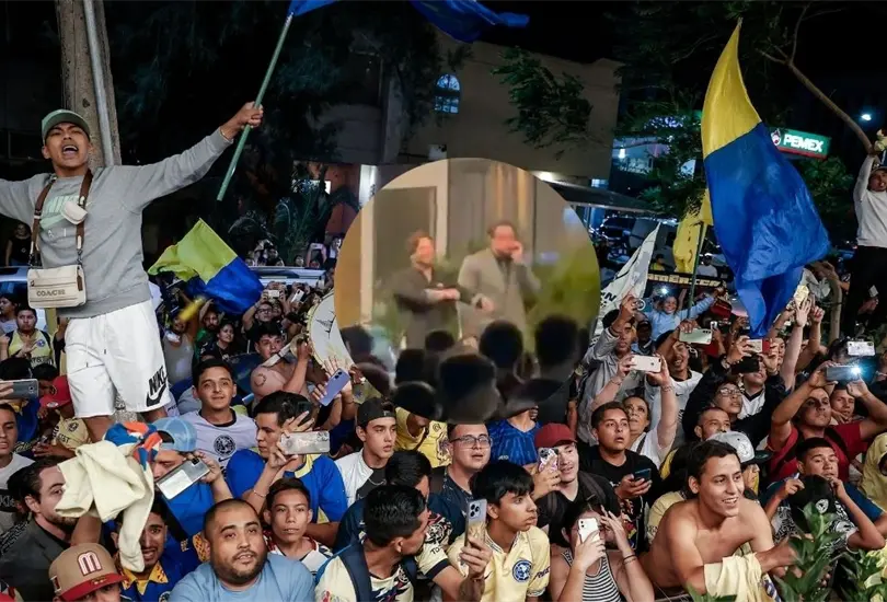Un empleado de un hotel insult&oacute; a la afici&oacute;n de Am&eacute;rica que fue a hacer serenata a los jugadores