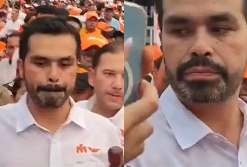 Jorge M&aacute;ynez fue exhibido por sus malos tratos a quienes simpatizan con su movimiento.