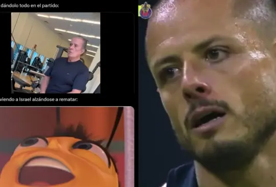 Chicharito fue víctima de los memes luego de provocar el declive de Chivas vs América tras perder la marca de Israel Reye y no saltar.