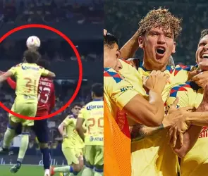 ¿Apenas? Exhiben presunta ayuda arbitral para el América en el gol de Israel Reyes a Chivas (VIDEO)