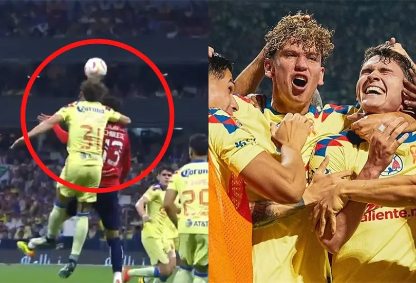 En redes sociales comenzaron a hablar de una supuesta ayuda arbitral al Am&eacute;rica.