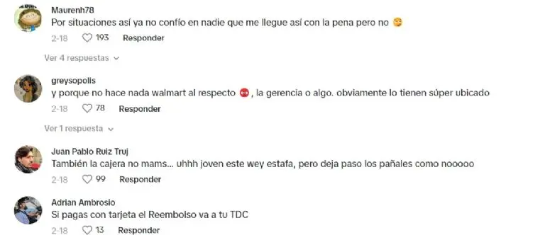 La gente inmediatamente respondió que los empleados están coludidos. Captura de pantalla