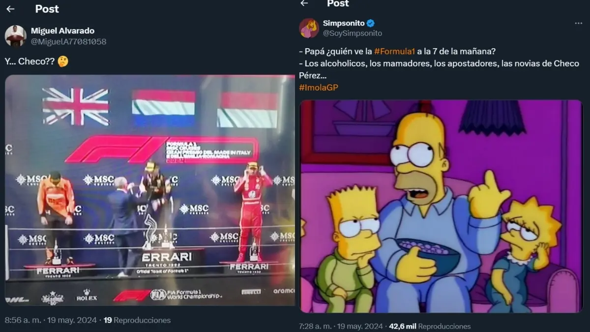 Aficionados se burlan de Checo Pérez con memes por mala actuación en GP de Imola (FOTOS)