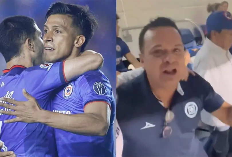 V&iacute;ctor Vel&aacute;zquez disfrut&oacute; la victoria de Cruz Azul de forma peculiar.