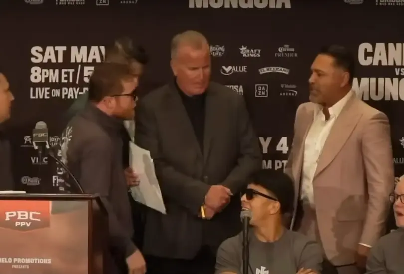 Oscar de la Hoya le mand&oacute; un duro mensaje a Canelo &Aacute;lvarez tras acusarlo previo a su pelea vs Jaime Mungu&iacute;a