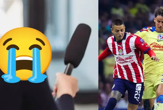 Un popular periodista lloró la derrota de Chivas ante América.