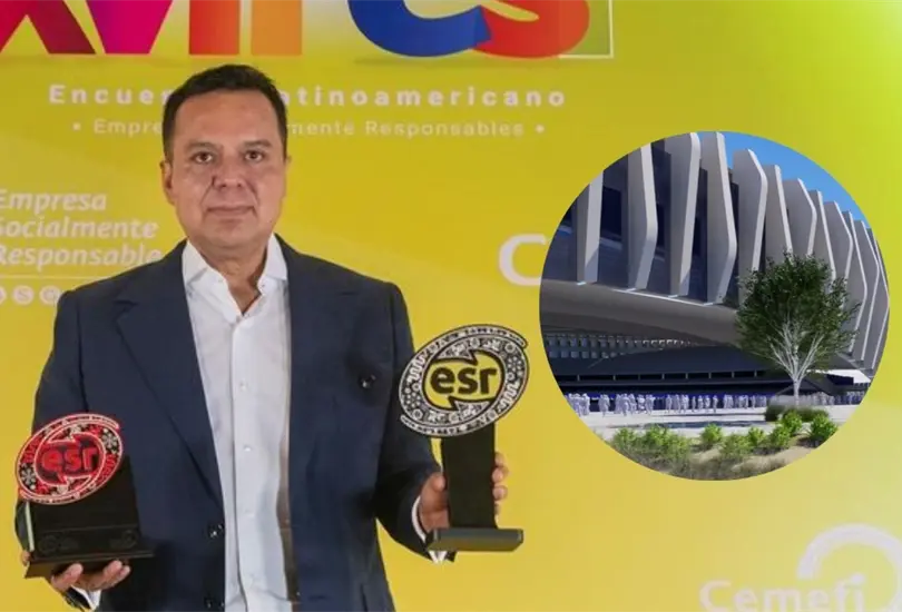 V&iacute;ctor Vel&aacute;zquez presumi&oacute; im&aacute;genes del nuevo estadio para Cruz Azul.