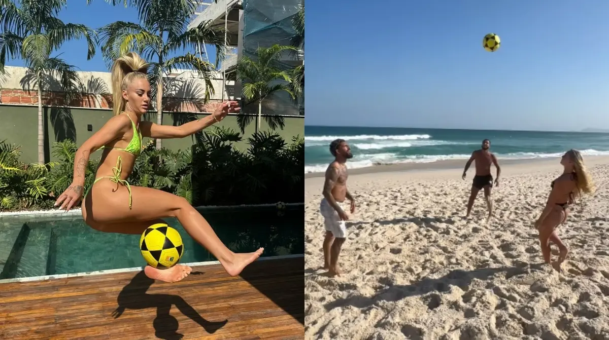 Alisha Lehmann ha compartido ante sus seguidores cómo es que disfruta sus vacaciones en Brasil.