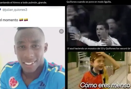 Julián Quiñones fue víctima de los memes tras su partido ante Cruz Azul.