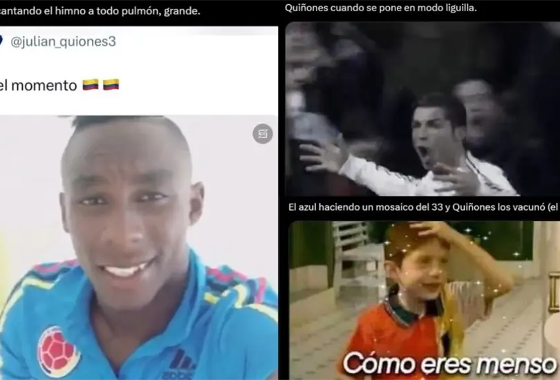 Juli&aacute;n Qui&ntilde;ones fue v&iacute;ctima de los memes tras su partido ante Cruz Azul.