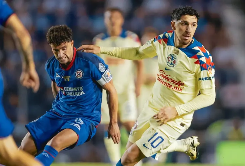 Quedar&iacute;an listas las alineaciones de Am&eacute;rica y Cruz Azul para la vuelta de la Final Clausura 2024