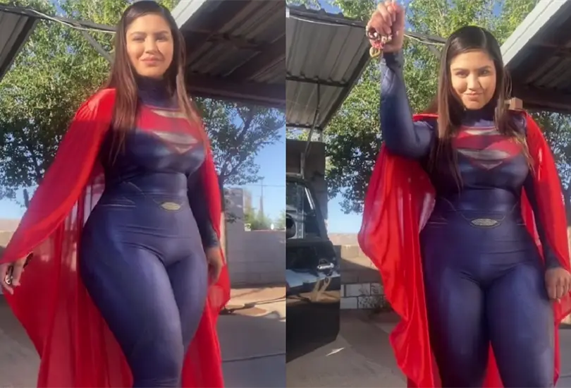 La maestra no dud&oacute; en presumir su atuendo y robar suspiros, &iexcl;de las mam&aacute;s!