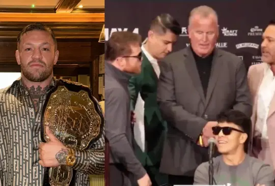 McGregor quiere que Canelo y De La Hoya peleen a puño limpio.