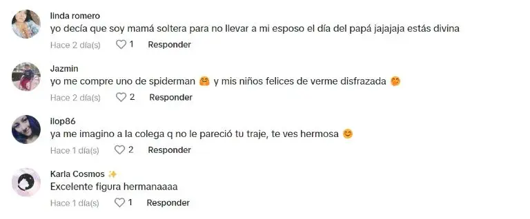 Las mamás se acabaron en halagos por el compromiso de la maestra con el Día del Niño. Captura de pantalla
