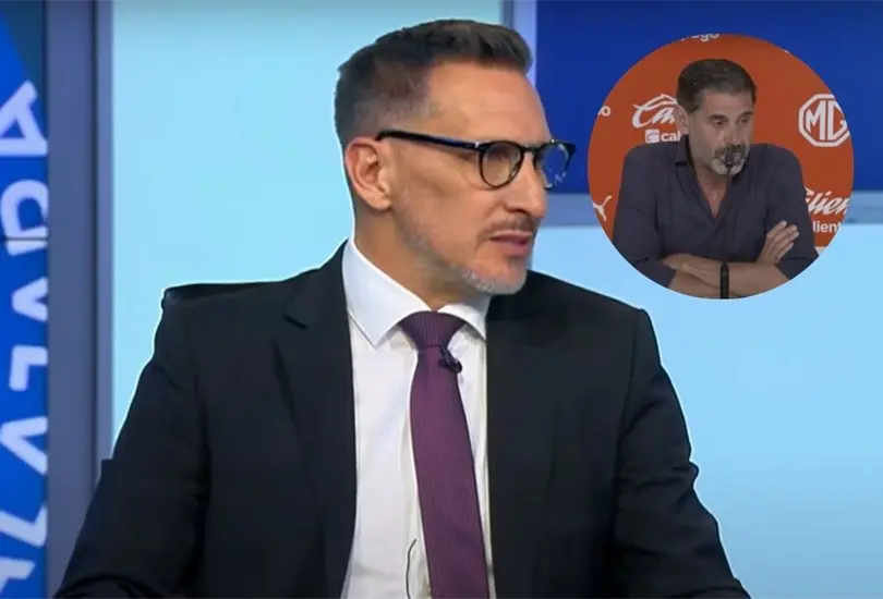 Chaco Gim&eacute;nez y un compa&ntilde;ero de Fox Sports se pelearon por la salida de Fernando Hierro de Chivas