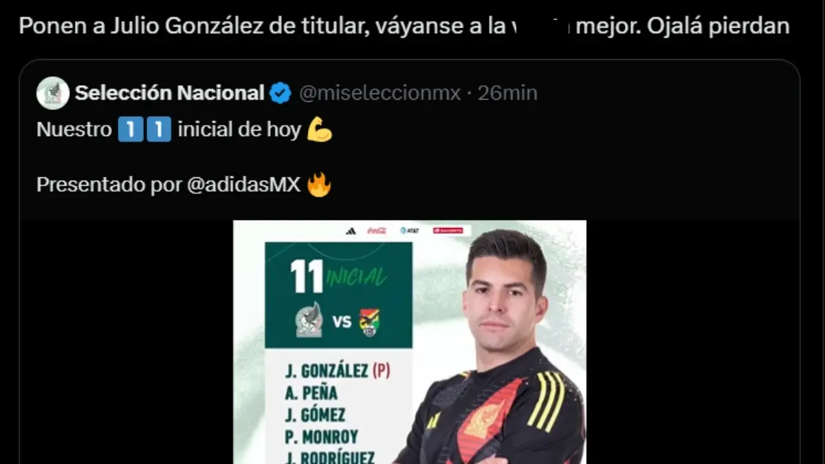 Julio González es víctima de los memes por ser titular con México Sub-23