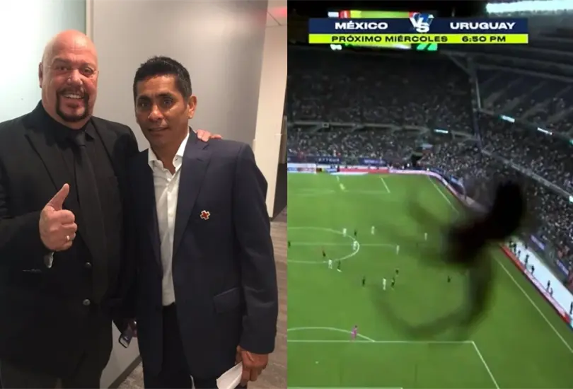 Jorge Campos imitó al Perro Bermúdez durante el México vs Bolivia. Jorge Campos imitó al Perro Bermúdez durante el México vs Bolivia.