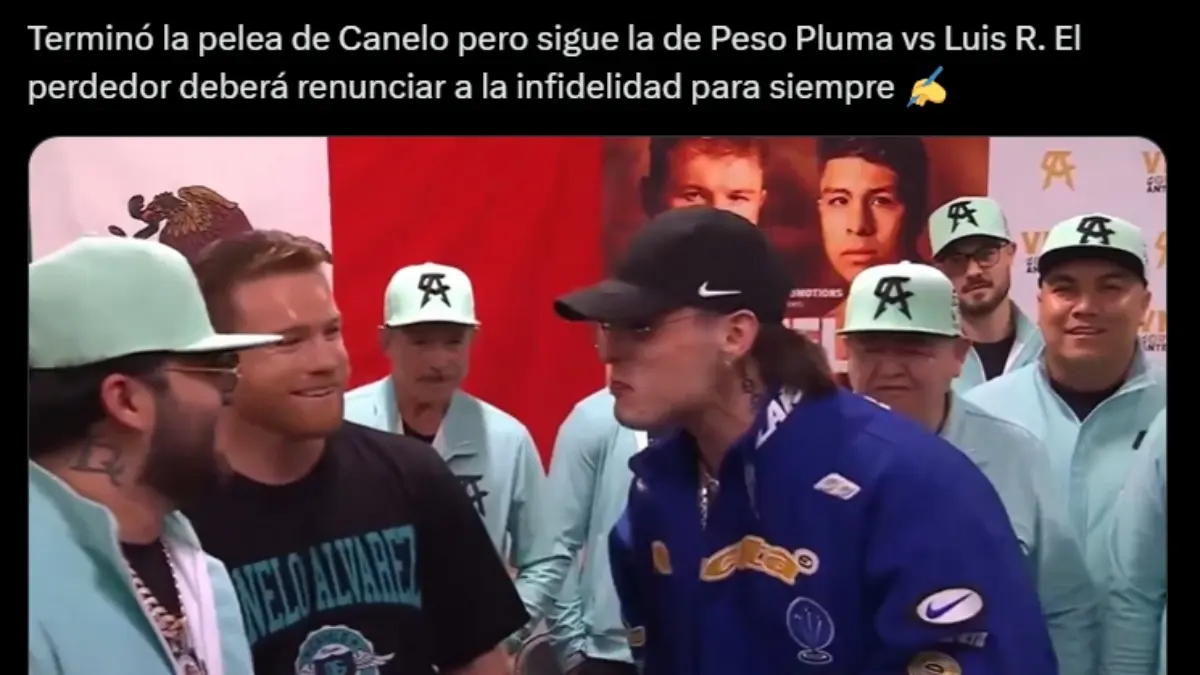 Peso Pluma fue tendencia por su espontaneidad durante la pelea de Saúl Álvarez vs Jaime Munguía.