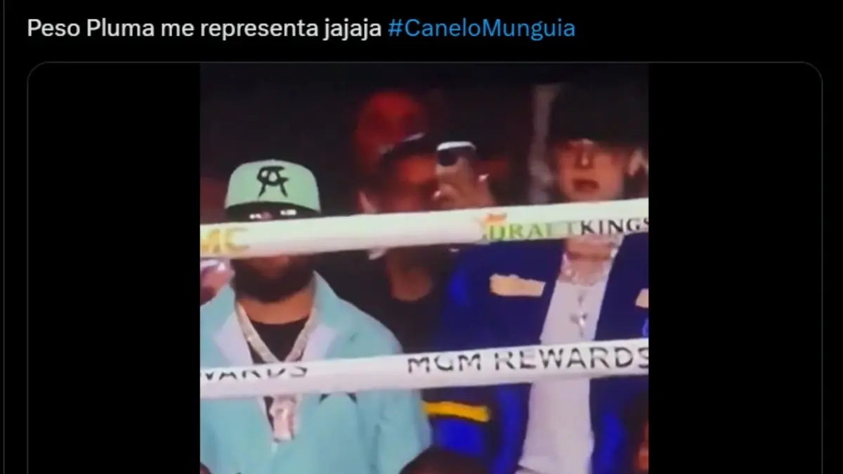 Peso Pluma protagoniza los memes durante victoria del 'Canelo' Álvarez vs Munguía