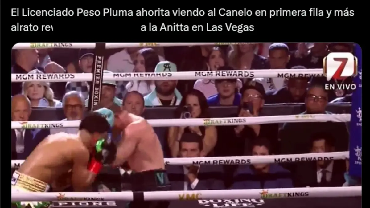 Peso Pluma protagoniza los memes durante victoria del 'Canelo' Álvarez vs Munguía