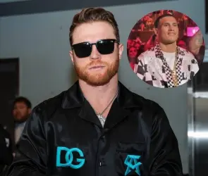 Captan reto de Canelo Álvarez a Benavidez tras vencer a Munguía, ¿se dará la pelea?