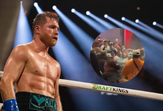 La fiesta de Canelo tuvo una pelea campal.