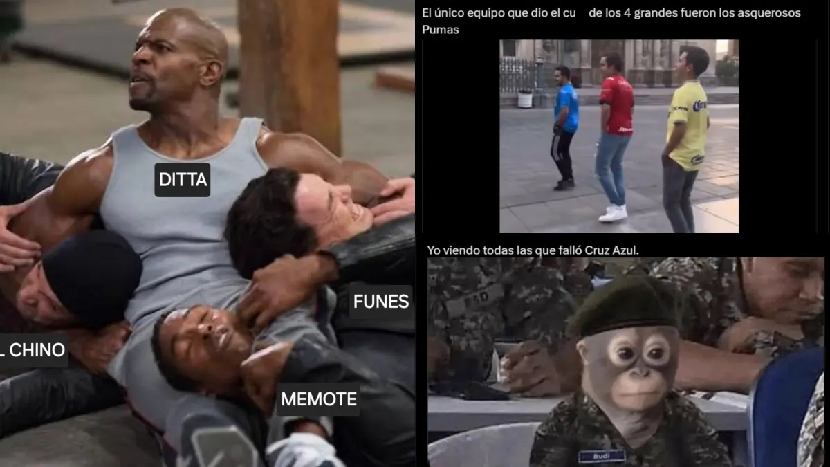 Cruz Azul venció 2-0 a los Pumas en Ciudad Universitaria y los aficionados se dejaron ir con todo tipo de memes.