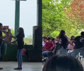 Chico se vuelve viral en TikTok por cambiar a su pareja de baile (VIDEO)