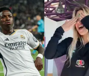 ¿Mensaje para Nailea Vidrio? Vinicius y su peculiar celebración tras ganar la Champions