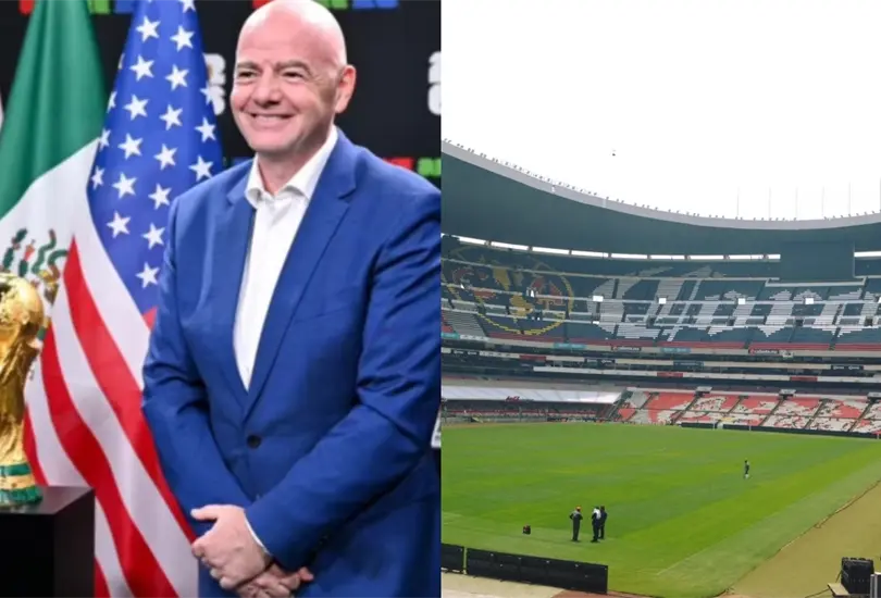 El presidente de la FIFA habl&oacute; sobre el Estadio Azteca y el partido inaugural del pr&oacute;ximo Mundial 