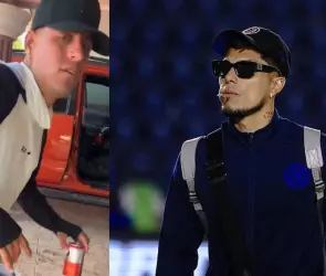 Exhiben al Chicote Calderón por estar completamente borracho y amenazar a ¿Carlos Salcedo?