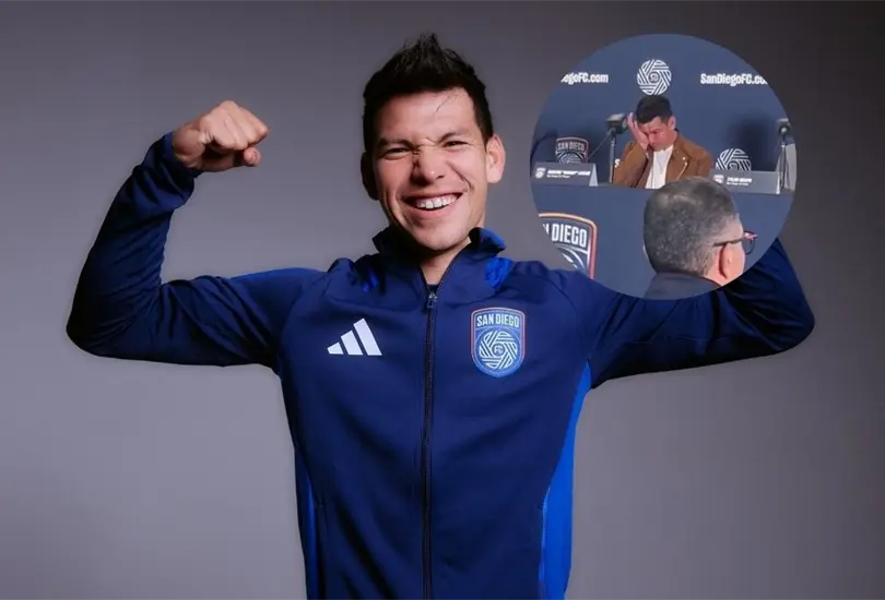 Chucky Lozano fue objeto de burlas por llorar en su presentaci&oacute;n con el San Diego FC, de la MLS