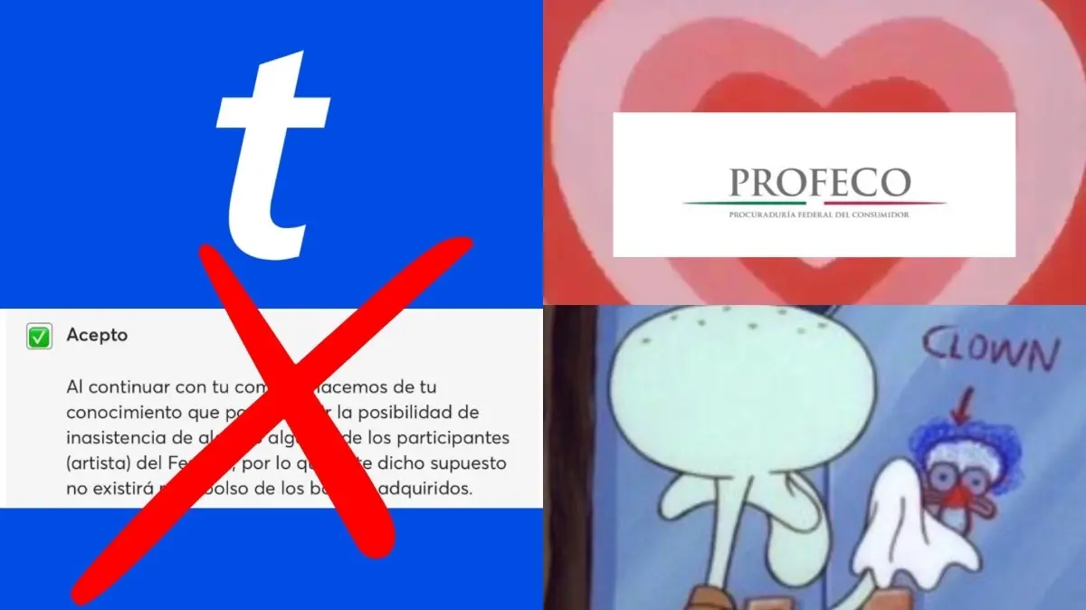 Ticketmaster fue víctima de los memes luego de la Profeco consiguiera que echara para atrás su política de no reembolso para algunos festivales de música.