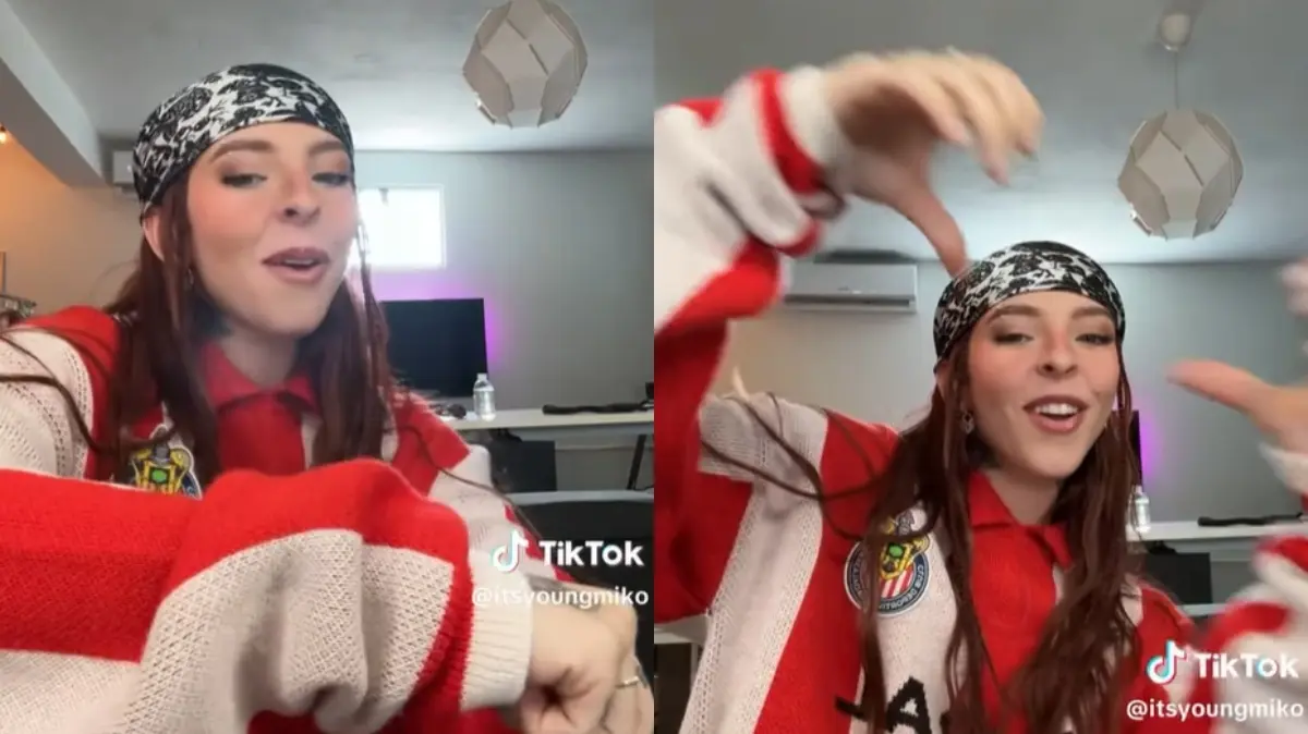 La prenda utilizada corresponde a la línea de Liberal Youth Ministry, misma que formó parte de la Fashion Week de París 2023 y que fue incentivada por el mexicano Antonio Zaragoza.