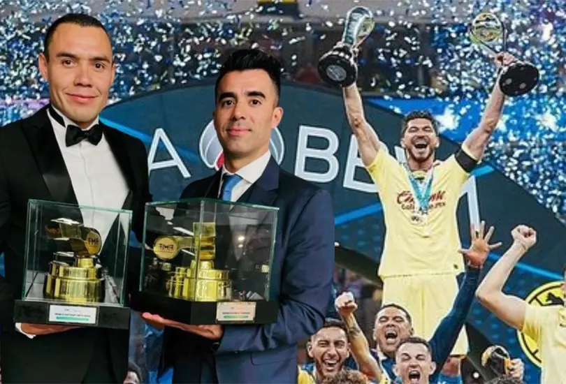 Marco Antonio Ortiz y Adonai Escobedo fueron premiados en la misma temporada que el América obtuvo su bicampeonato. Marco Antonio Ortiz y Adonai Escobedo fueron premiados en la misma temporada que el América obtuvo su bicampeonato.