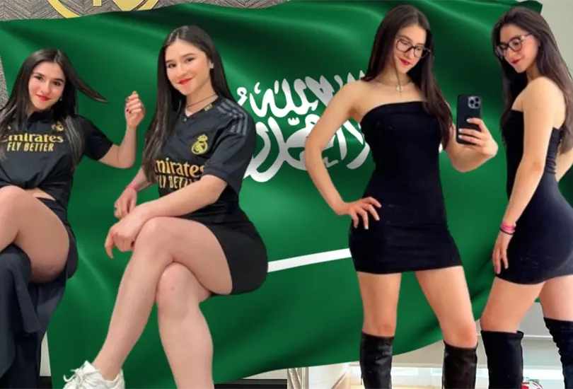 Ara y Fer llamaron la atenci&oacute;n en Arabia Saudita.