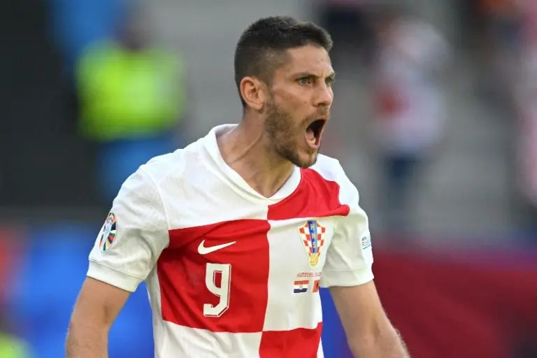 Andrej Kramaric anotó en el empate de Croacia ante Albania - Twitter @UEFAcom_es