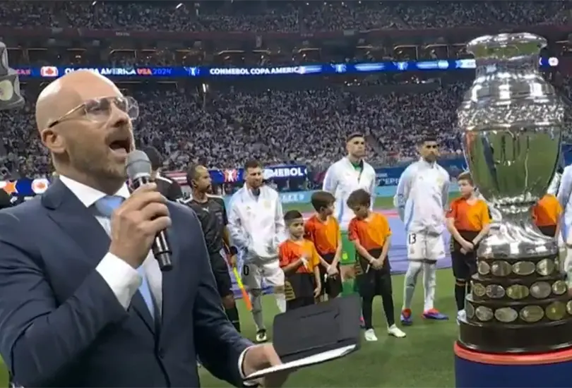 Un discurso religioso se hizo presente antes del Argentina vs Canad&aacute;.