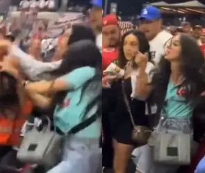 Mujeres se agarran a golpes al interior del Harp Helú (VIDEO)