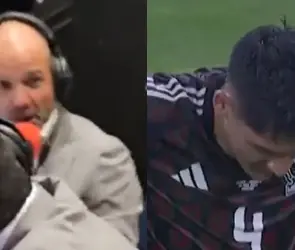 La reacción de Luis García a la lesión de Edson Álvarez: "Weve a fuc...ng problem" (VIDEO)