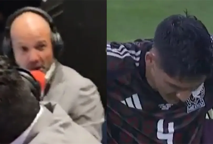 Luis Garc&iacute;a tuvo una reacci&oacute;n peculiar a la lesi&oacute;n de Edson &Aacute;lvarez.