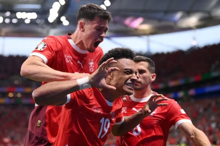 Suiza abrió el marcador en su partido vs Alemania en la Euro 2024 - Twitter @UEFAcom_es