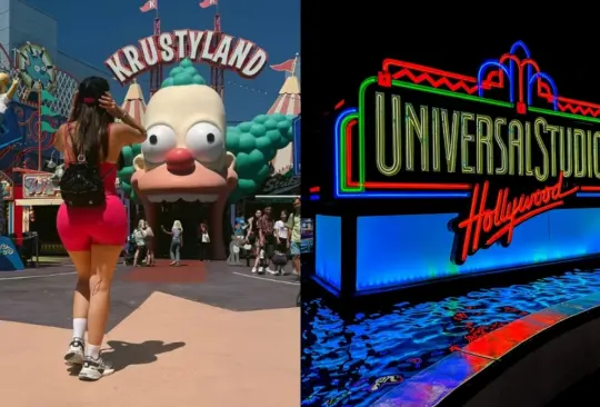 Paula González se encuentra disfrutando de Universal Studios.