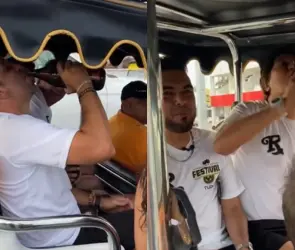 Exhiben a Kikín Fonseca y Bam Bam Zamorano por beber en plena calle (VIDEO)