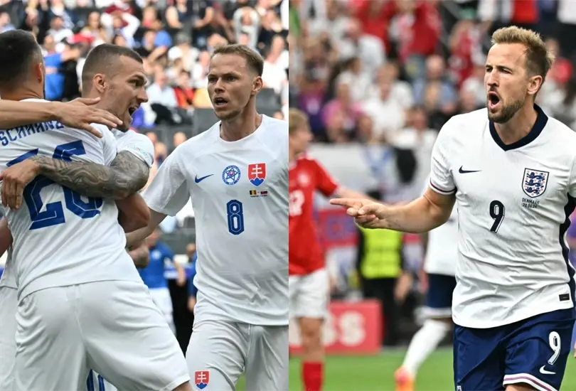 Inglaterra y Eslovaquia se enfrentan en los octavos de final de la Euro 2024