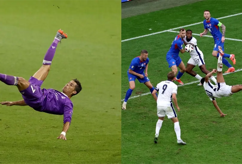 Hugo S&aacute;nchez, Jude Bellingham, Cristiano Ronaldo y otros anotaron goles de chilena para el recuerdo